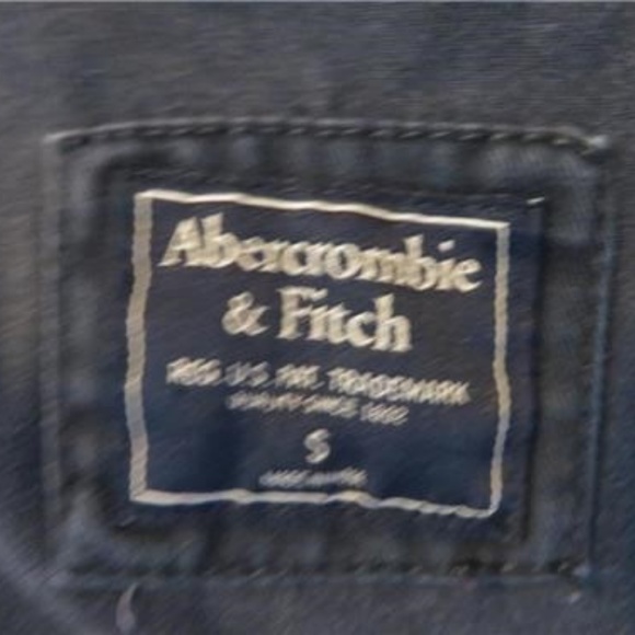 ABERCROMBIE & FITCH BLACK JACKET TOP SZ S * - Picture 8 of 8